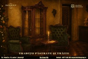 Crăciunul în România: magia sărbătorilor interbelice în atmosfera Eko Group Vila a anilor ’30