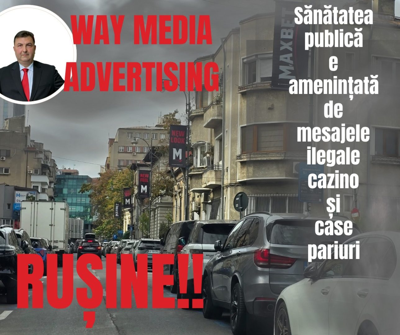 Way Advertise Production SRL și controversa publicității neautorizate: Impactul steagurilor publicitare pentru cazinouri în București