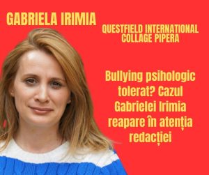 Gabriela Irimia, acuzată de bullying psihologic: un nou caz ridică semne de întrebare